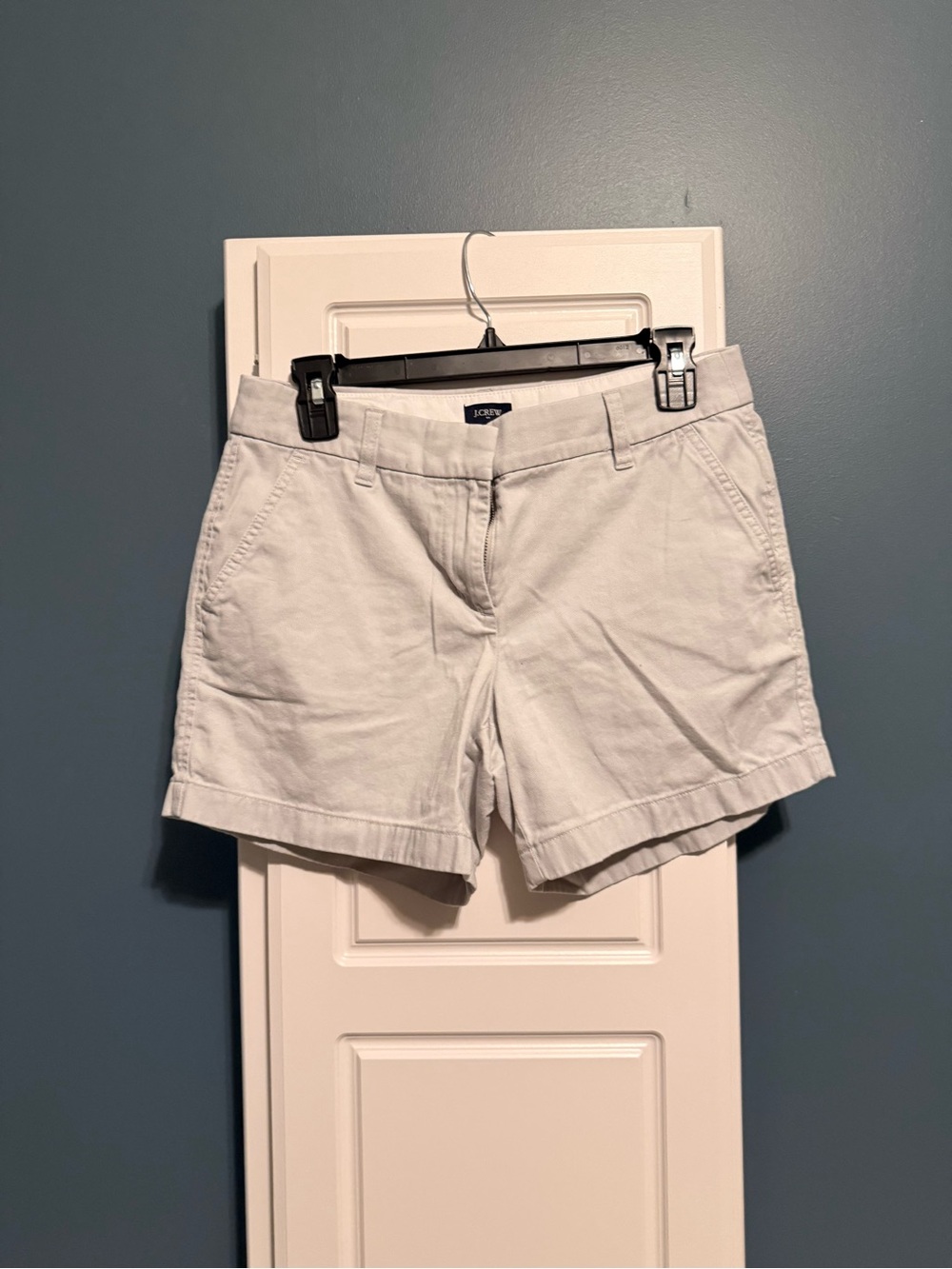 J. Crew Women's Light Gray Chino Shorts- 5” inseam